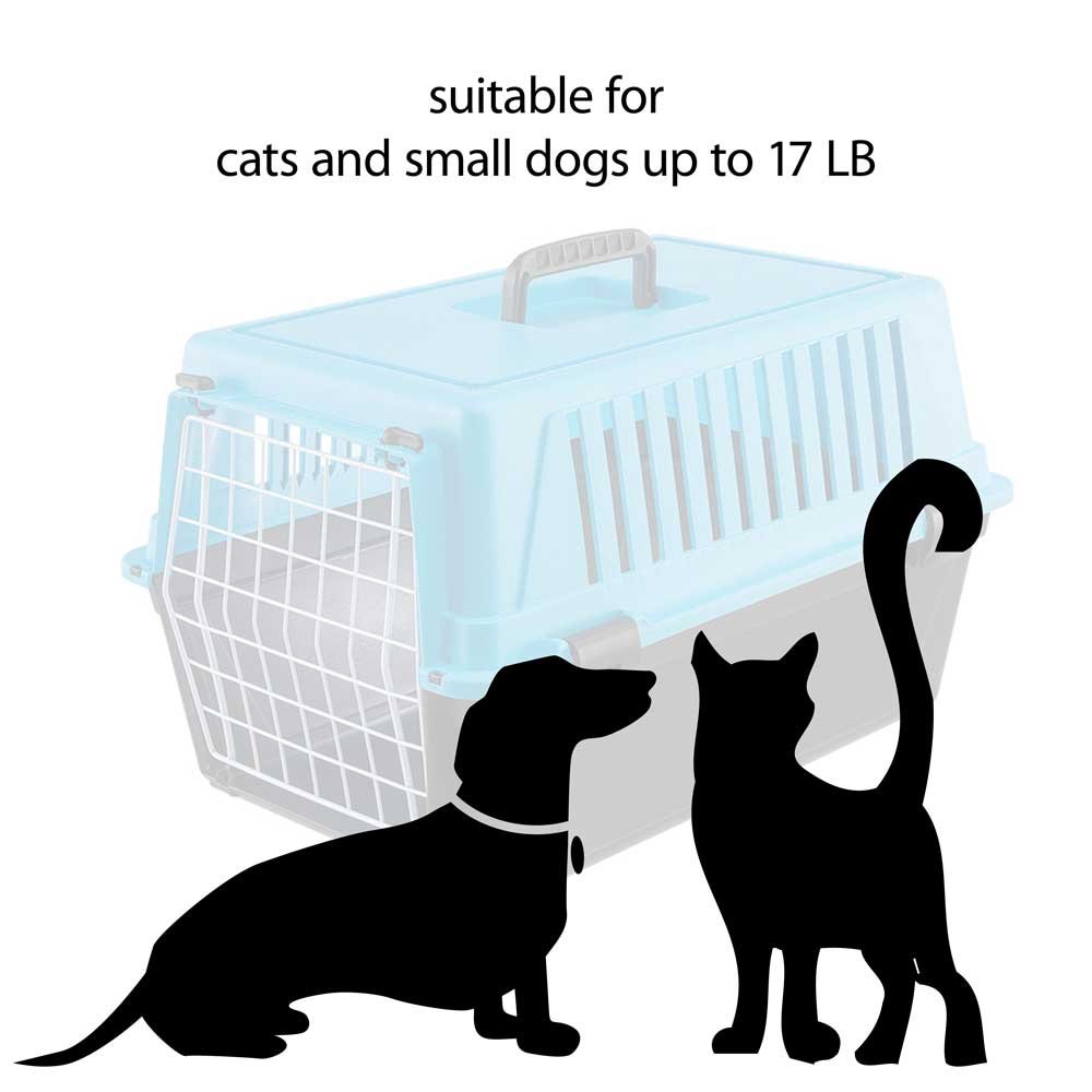 Ferplast Atlas 20 Cat and Dog Carrier, Blue - Image 6