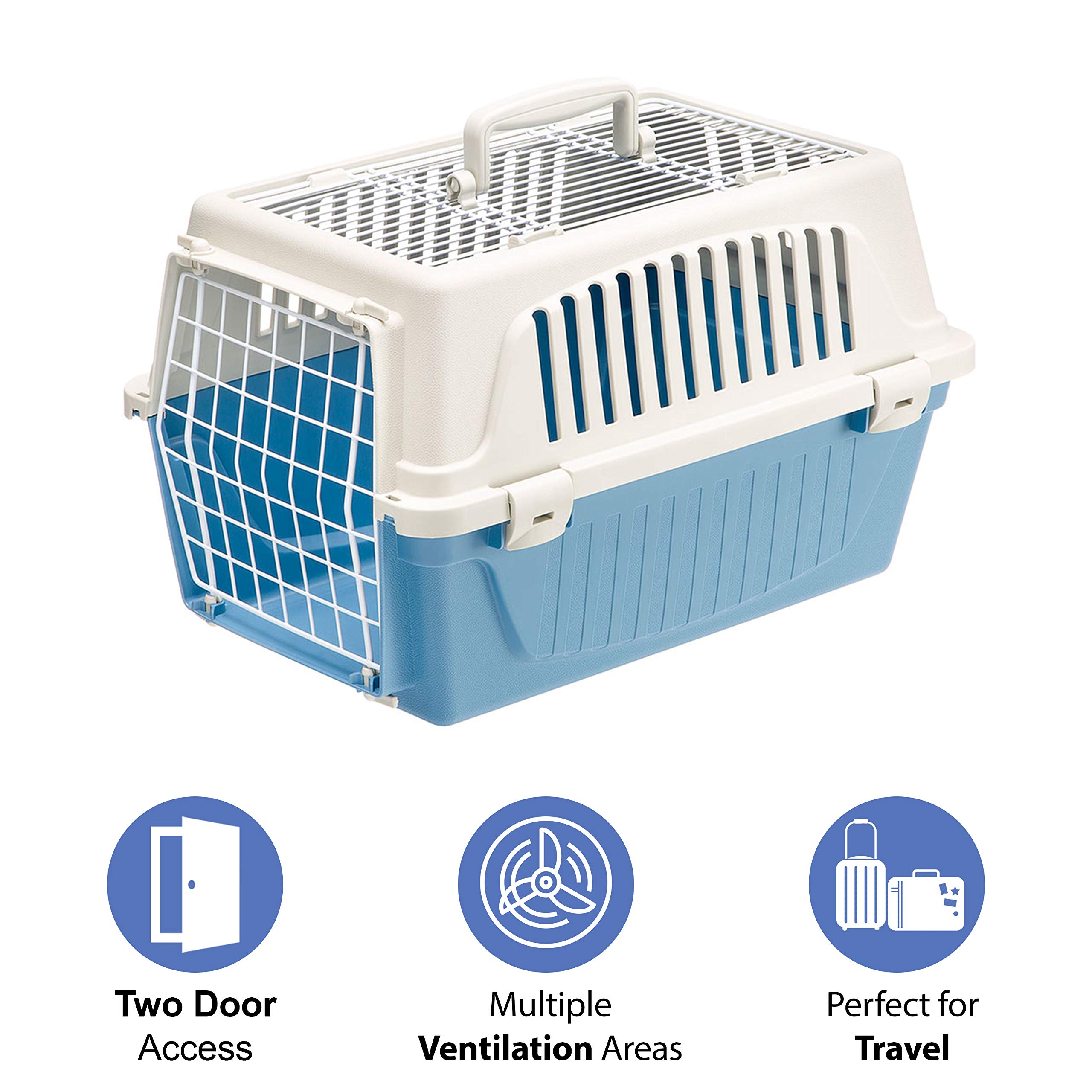Ferplast Atlas Pet Carrier | Small Pet Carrier for Dogs & Cats w/Top & Front Door Access - Image 3