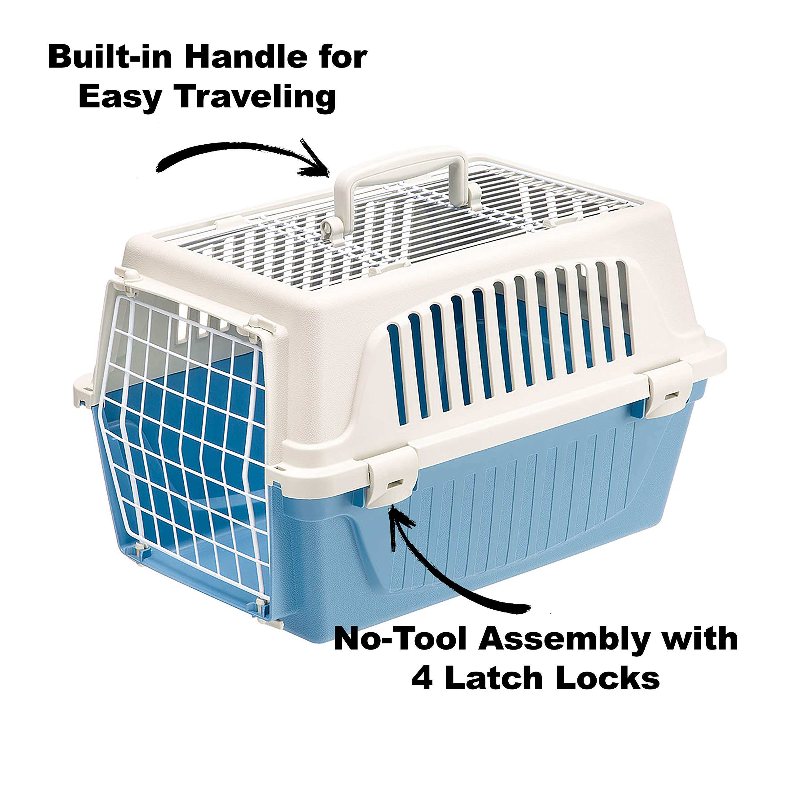 Ferplast Atlas Pet Carrier | Small Pet Carrier for Dogs & Cats w/Top & Front Door Access - Image 4