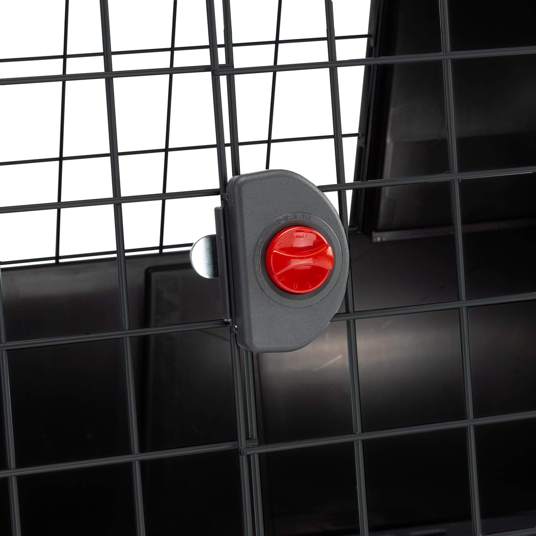 Ferplast Atlas Vehicle SUV Dog Crate, Assembled Car Dog Crate Measures 32L x 20W x 24H & is Ideal for Small to Medium Dog Breeds, Black - Image 4