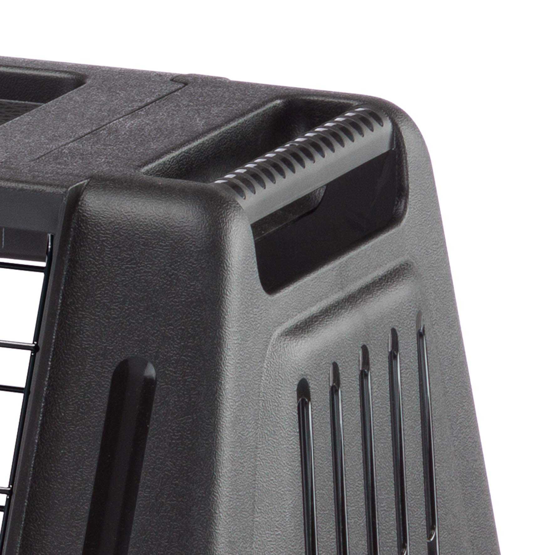 Ferplast Atlas Vehicle SUV Dog Crate, Assembled Car Dog Crate Measures 32L x 20W x 24H & is Ideal for Small to Medium Dog Breeds, Black - Image 7