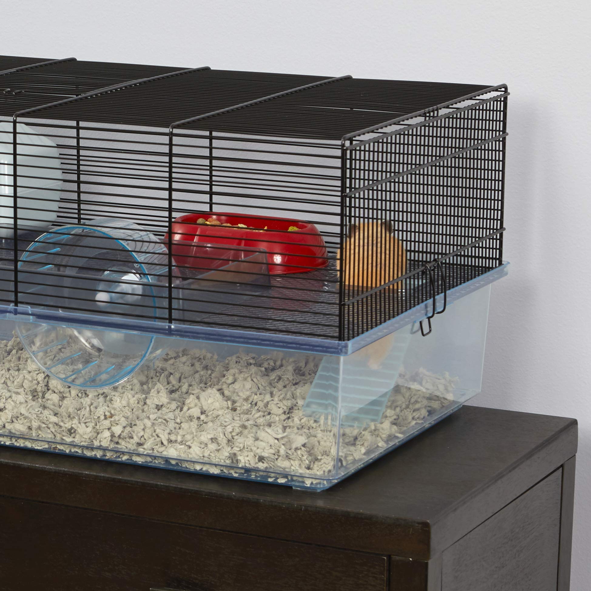 Ferplast Favola Hamster Cage Includes Free Water Bottle, Exercise Wheel, Food Dish & Hamster Hide-Out Large Hamster Cage Measures 23.6L x 14.4W x 11.8H-Inches - Image 4