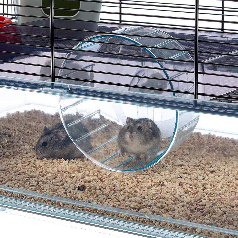 Ferplast Favola Hamster Cage Includes Free Water Bottle, Exercise Wheel, Food Dish & Hamster Hide-Out Large Hamster Cage Measures 23.6L x 14.4W x 11.8H-Inches - Image 9