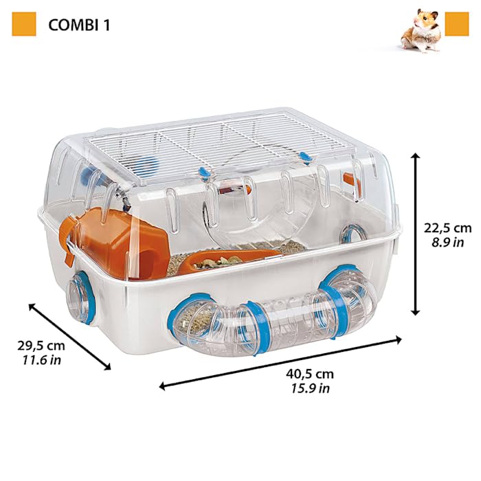 Ferplast Hamster Cage, 15.94 x 11.61 8.61 x 8.86 - Image 4