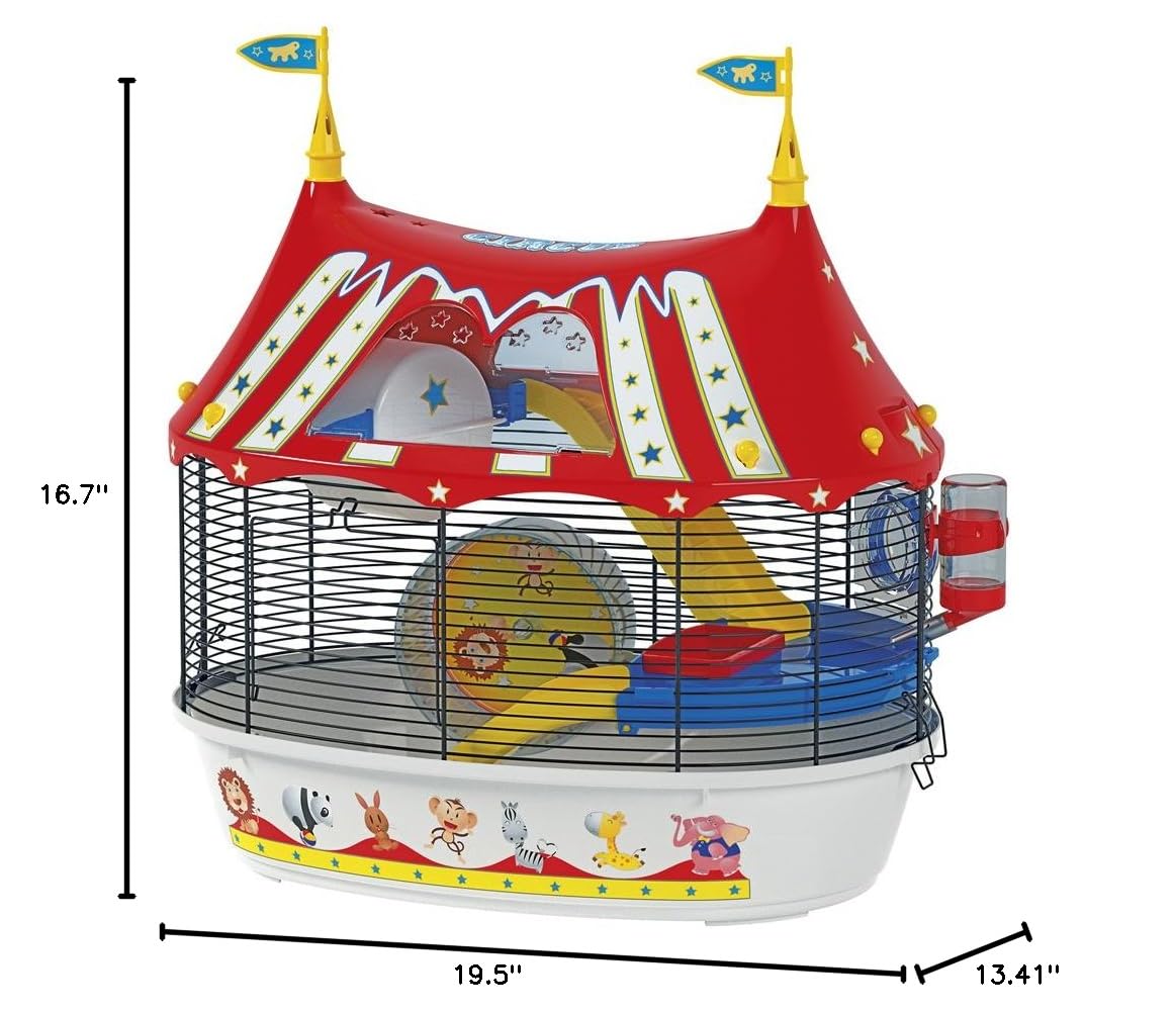 Ferplast Hamster Cage, 49.49 x 13.39 16.39 x 16.73 - Image 4