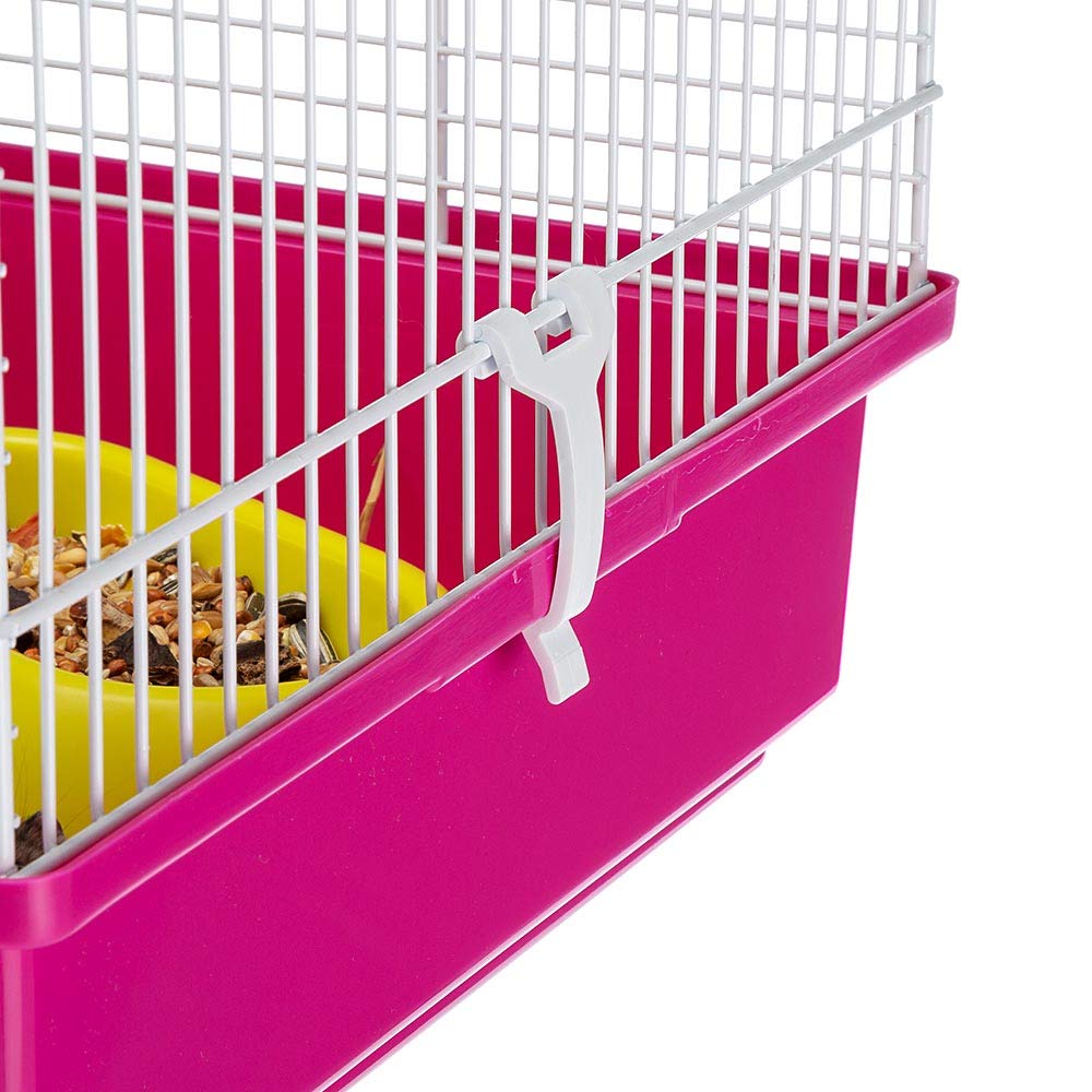 Ferplast Laura Small Hamster Cage | Fun & Interactive Cage Measures 18.11L x 11.61W x 14.8H & Includes All Accessories - Image 6