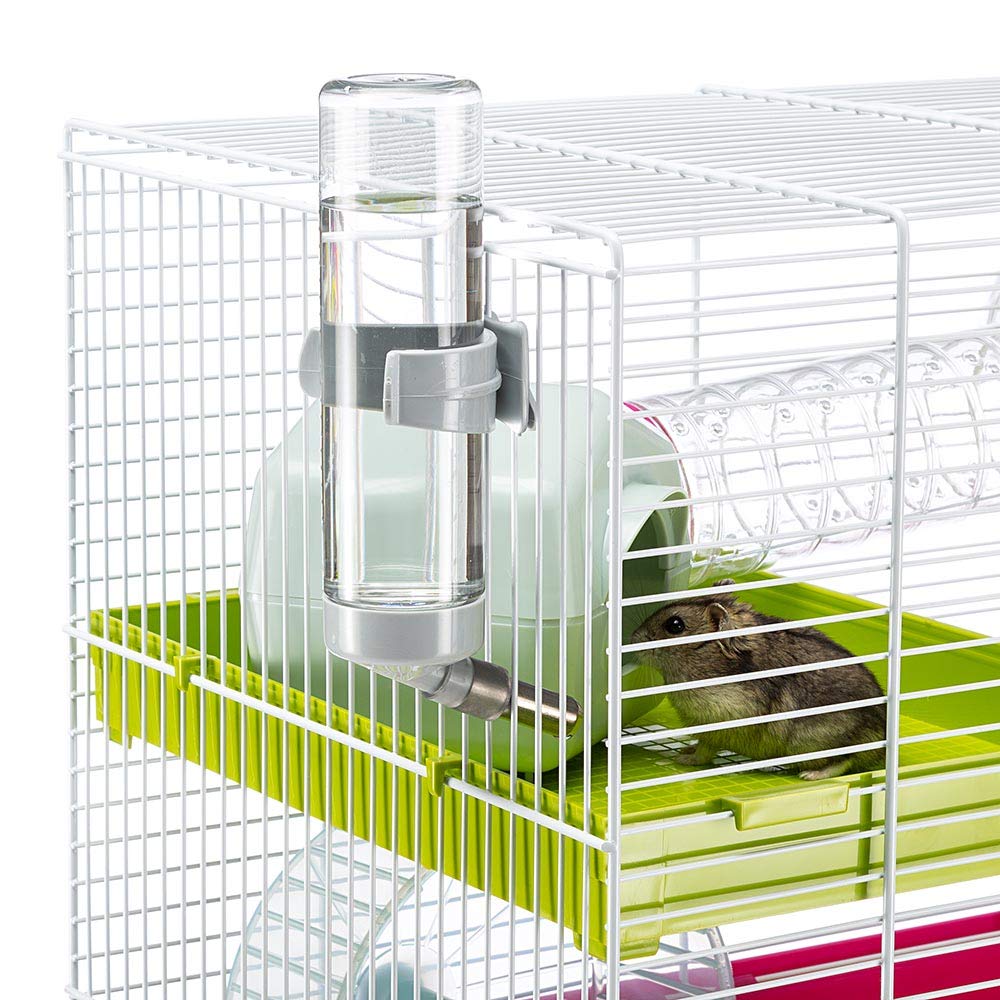 Ferplast Laura Small Hamster Cage | Fun & Interactive Cage Measures 18.11L x 11.61W x 14.8H & Includes All Accessories - Image 9